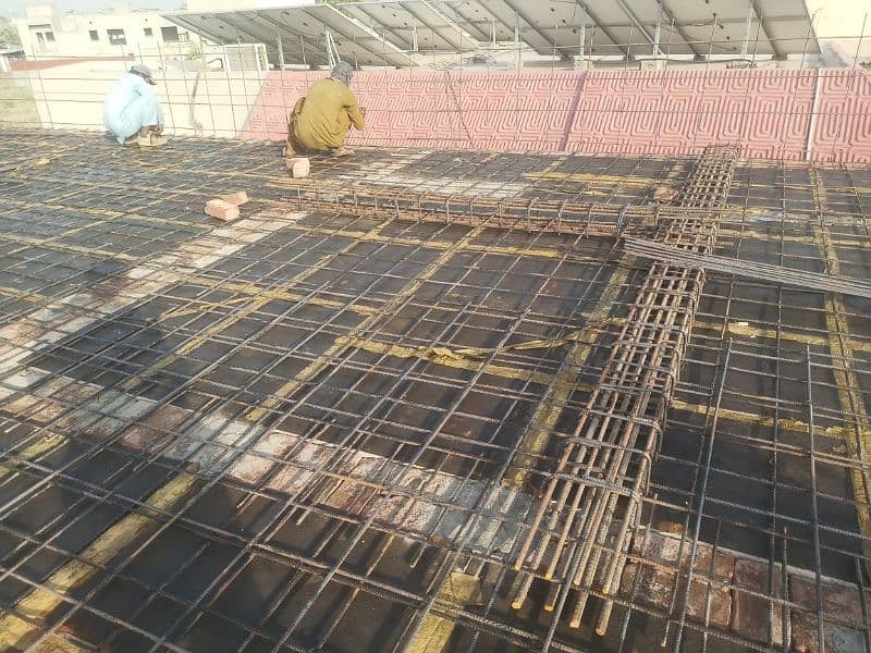 Steel fixing quality work 10000/- per Ton INSHALLAH reason able rate 4