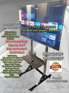 LCD LED tv Floor stand with wheel For office home IT events expo