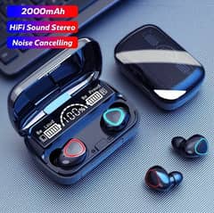 M10 Bluetooth Earphones Handfree LED Dispay Headphones Bluetooth HiFi