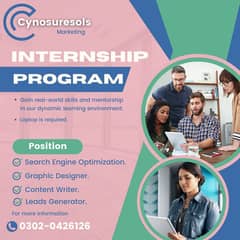  Join Cynosuresols Marketing's Internship Program! 