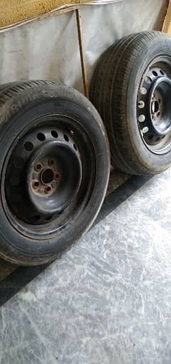 Toyota Corolla rim and tire