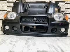 suzuki alto vxr sports front show. bumper headlight fender bonnat