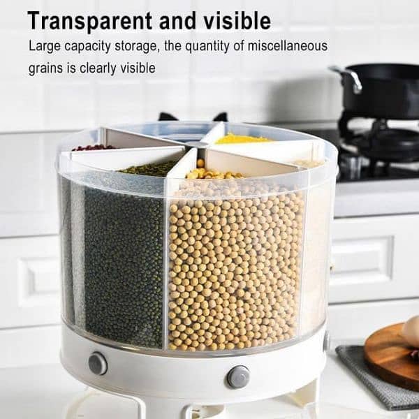 360 Rotating Rice Dispenser 1