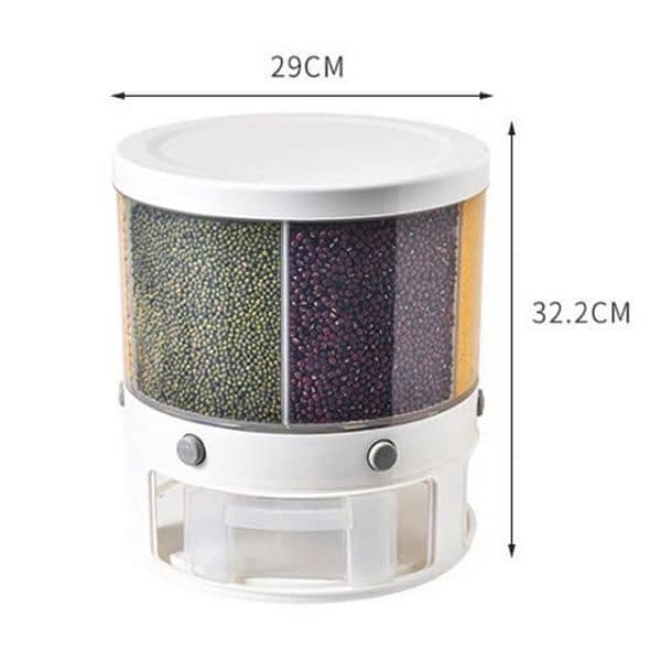 360 Rotating Rice Dispenser 4