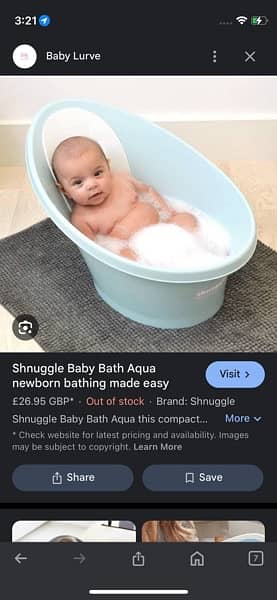 shnuggle bathing tub 6