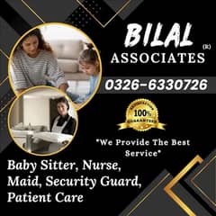 Baby Sitter , House maids , Maids , Chef , Cook , Patient Care ,Nurse