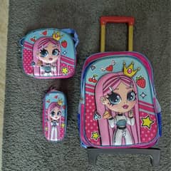 Girls Trolley school bag