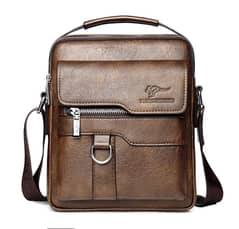 Kangaroo Luxury Brand Vintage Man Bags Leather Shoulder Bag For Men