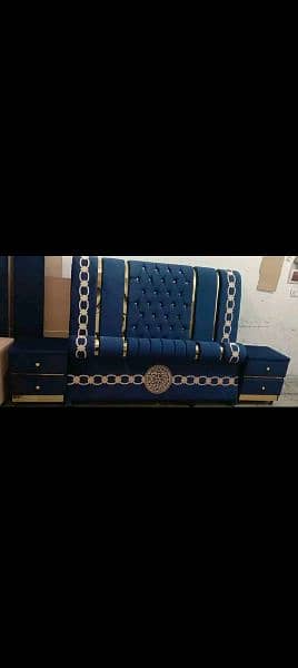 Full Size Bed dressing Poshish Wala Bed 3