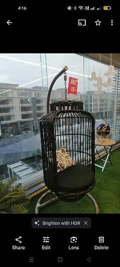 swing chairs outdoor/indoor