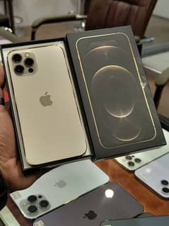 Apple Iphone 12 Pro 128GB Gold 80% Health Complete Box PTA Approved 0