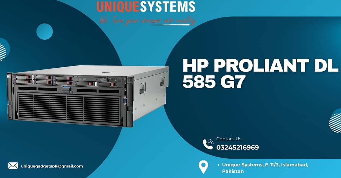 HP PROLIANT DL 585 G7 server 0