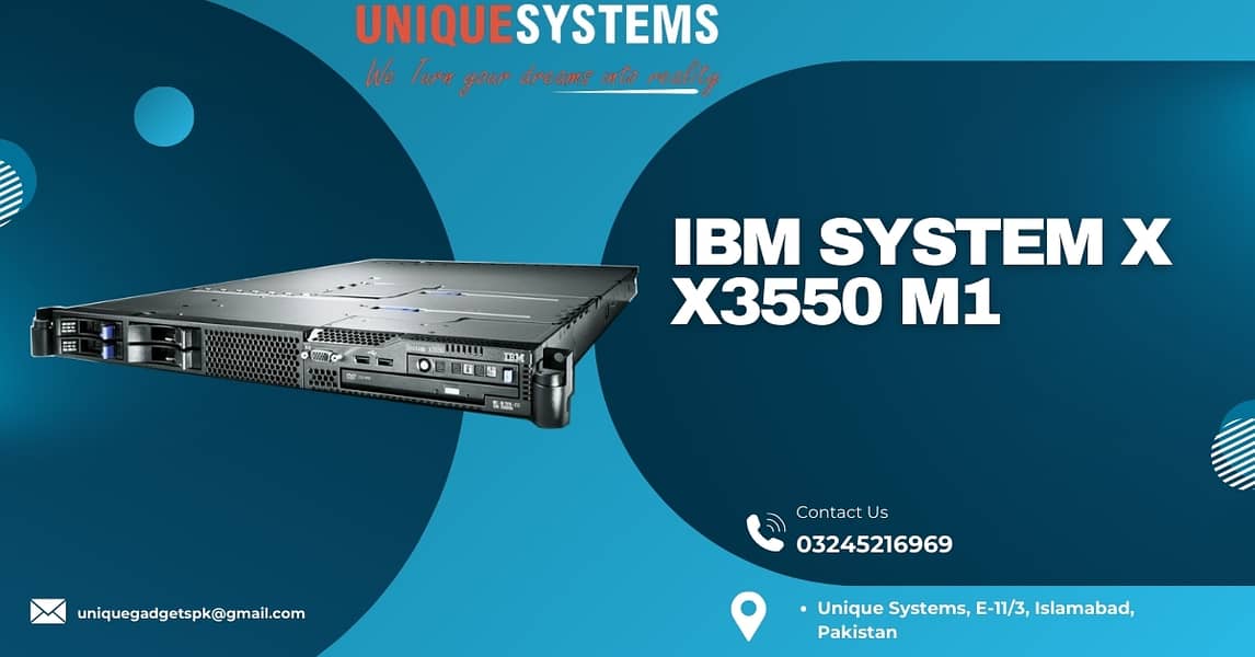 IBM SYSTEM X X3550 M1 server 0