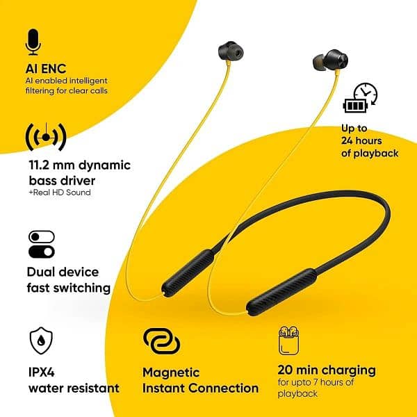 Bluetooth handsfree neckband mic card headphone earphone airpod earbud 0