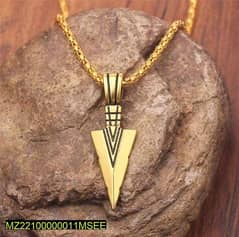 triangle Arrow Design Men's Pendant