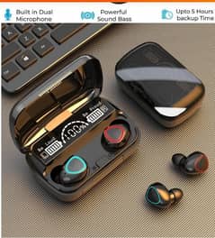 Air buds/ Bluetooth Earphones / Wireless Earbuds With Power Bank