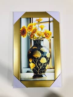 Beautiful Floral Art Poster Frame - High-Quality Material