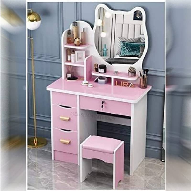 kids dressing Table | Baby dressing with mirror | Kids catty mirror 7