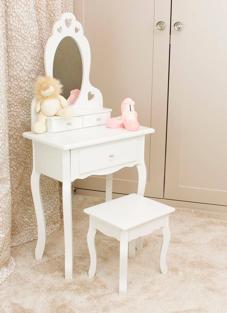 kids dressing Table | Baby dressing with mirror | Kids catty mirror 9