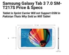 Samsung Tab SM-217S