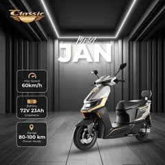 Classic JAN Electric Bike ( E-Bike ] Scooty / scooter