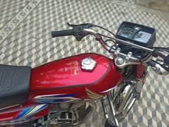 Honda CG125 Model 2022 Registration Number 7212