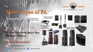 Main Types of PA Sound System
