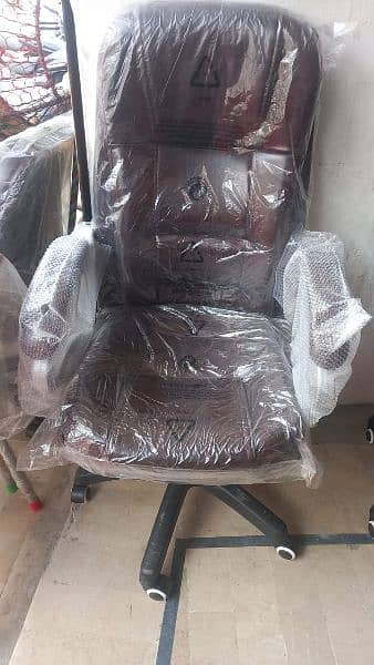 revolving executive chair brown color 0