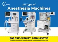 Anesthesia Machines with ventilator and ISOflurance vaporizer