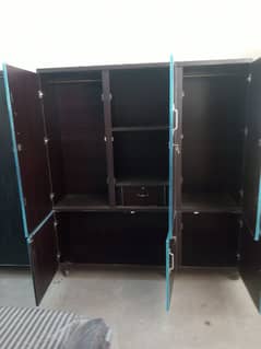 3 door Almirah safe almari wardrobe cupboard three door