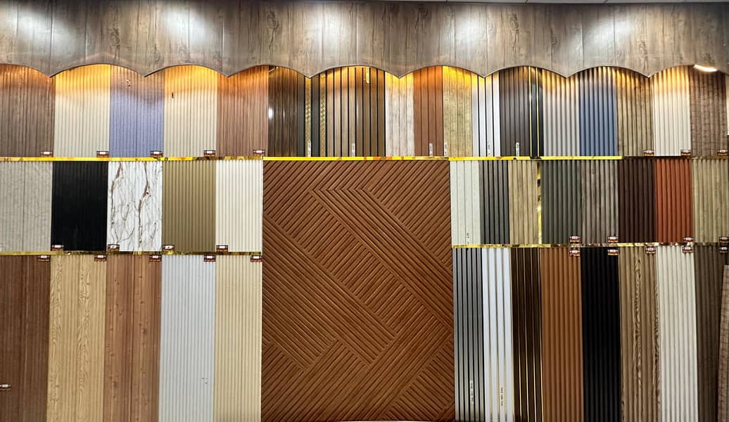 Fluted Panel \vinyl flooring \wooden flooring/Pvc wall panel 1