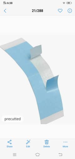 Duballe tape for unit (wig)