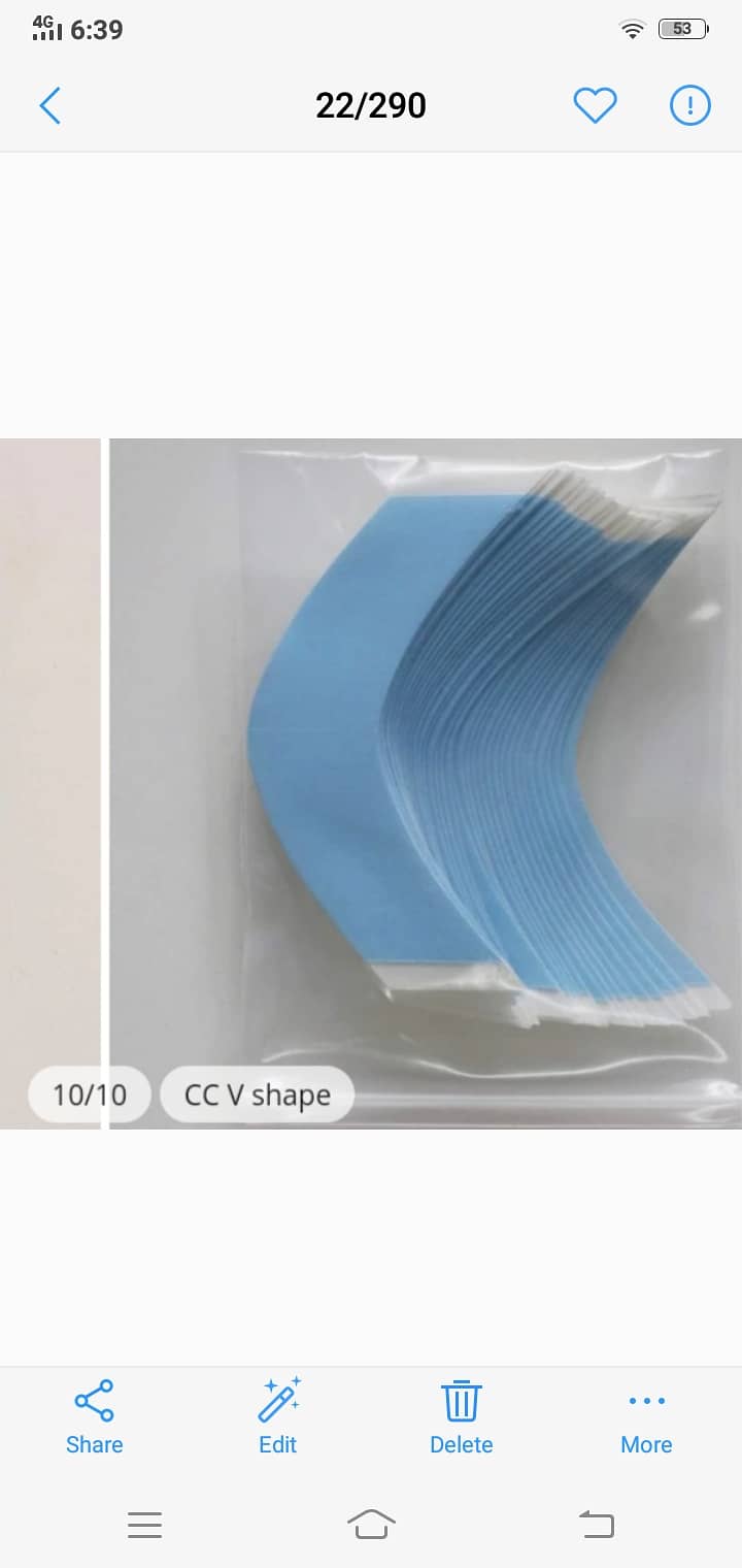 Duballe tape for unit (wig) 1