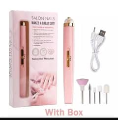 Pro Nail Drill Set: Rechargeable Flawless Salon Electric Nail Drill