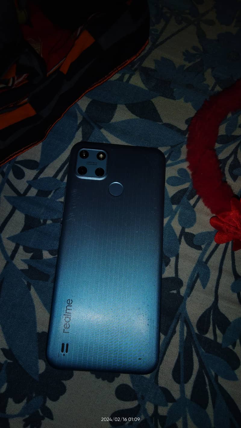 Realme c25y 4/64 with box orignal set best for pubg 2