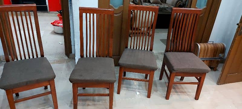 dining table with 4 premium chair 7