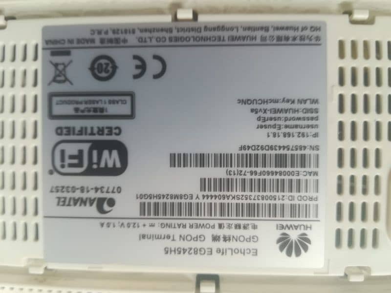 Huawei EG8245H5 ONT WIFI USB Router 3