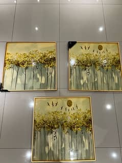 3 pcs set wall painting imported high quality