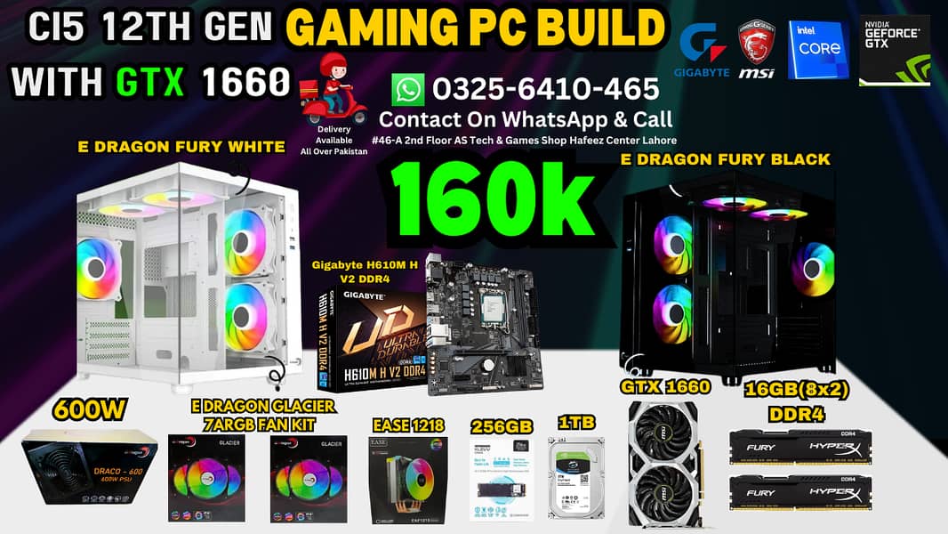 Gaming PC RGB Setup Graphic Cards Nvidia and AMD RTX,GTX,RX GPU 1