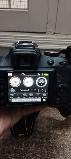 Nikon D3400 with 55-200mm lens