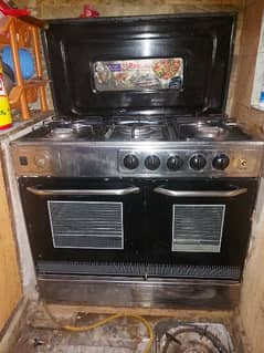 Electric and gas stove Five Burner