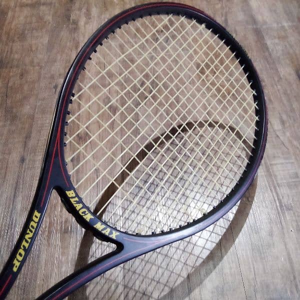 tennis racket original Dunlop black max edition racket graphite/glass 1