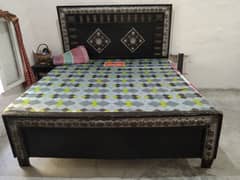 Double Size Used Bed (Without mattress )