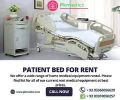 Medical Bed ,  Bipap Machine, O2 Cylinder,  Medical Equipment on Rent