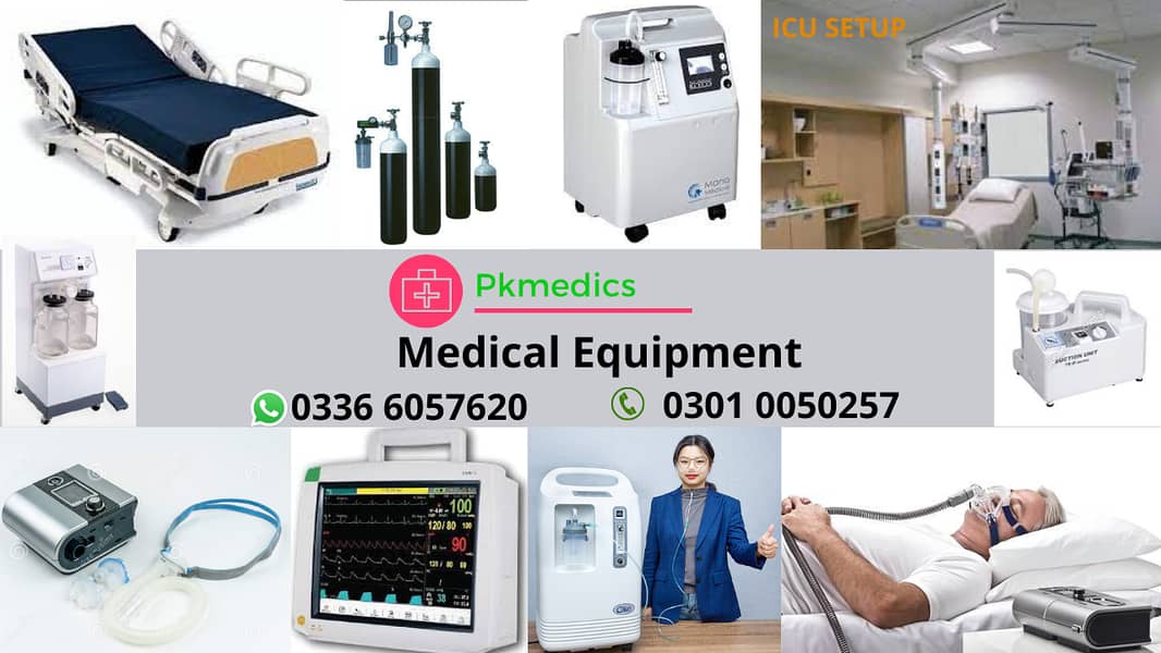 Medical Bed ,  Bipap Machine, O2 Cylinder,  Medical Equipment on Rent 6