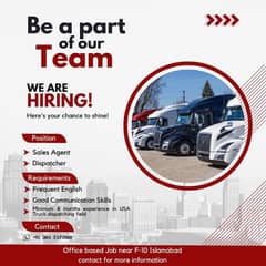 sales executive for truck dispatch, cold calling job