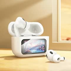 Airpod with screen A9 AirPods Pro with Touch Display - Advanced ANC 0