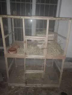 Two portion cage pinjra