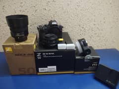 BEST DEAL NIKON Z50 WITH 16-50MM KIT LENS, 50MM 1.8G, FTZ ADAPTER