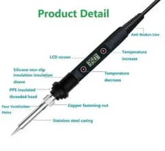 Temperature controlled soldering iron 80W 60W